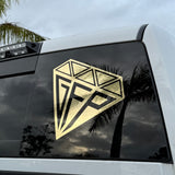 *LIMITED* GOLD GFP DIAMOND DECAL